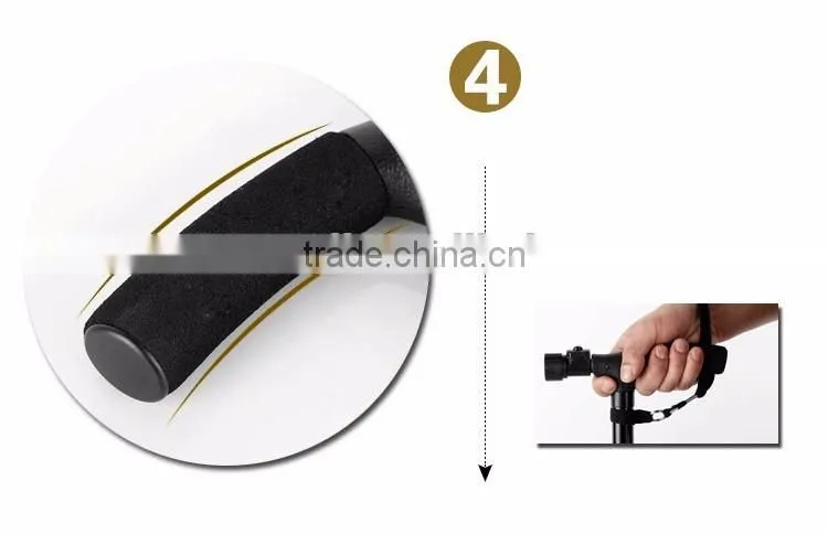 Ultimate LED Magic cane with Alarm device for asking help when old people fall down