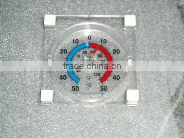 household double metal thermometer