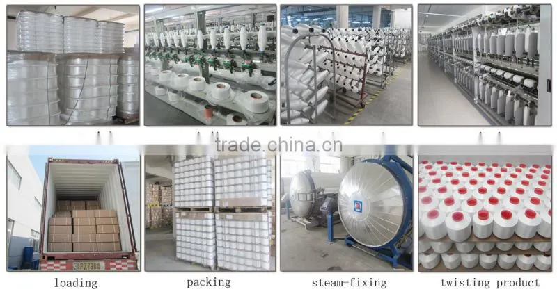competitive price twisted polyester yarn