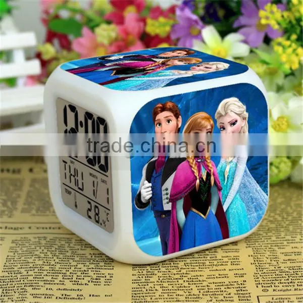 Wholesale Frozen alarm clock colorful digital clocks desktop clock