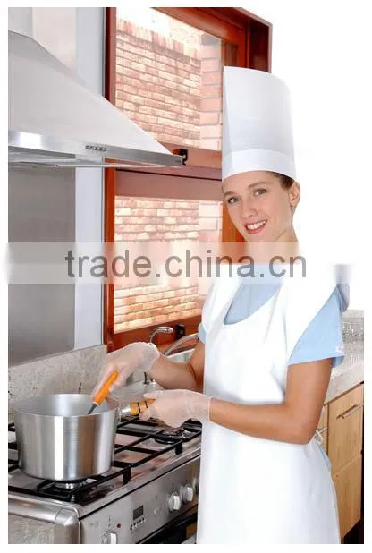non woven disposable PP cooing hat chef cap in Tergal