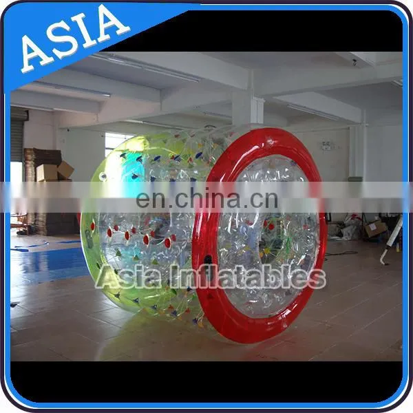 Transparent water drive roller ball for pool play,China wholesale cheap price water roller ball