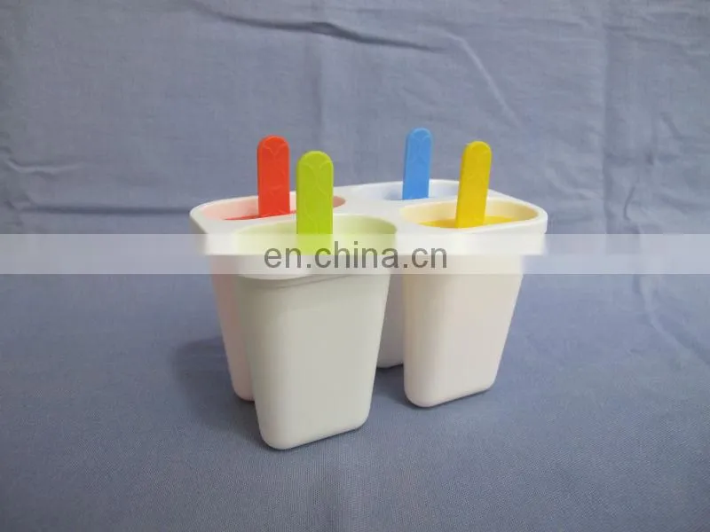 4 cells plastic ice cube,plastic ice cube tray,silicone ice cube tray