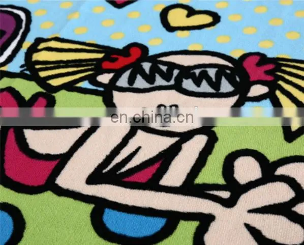 2017 new cotton printed beach towel wholesale
