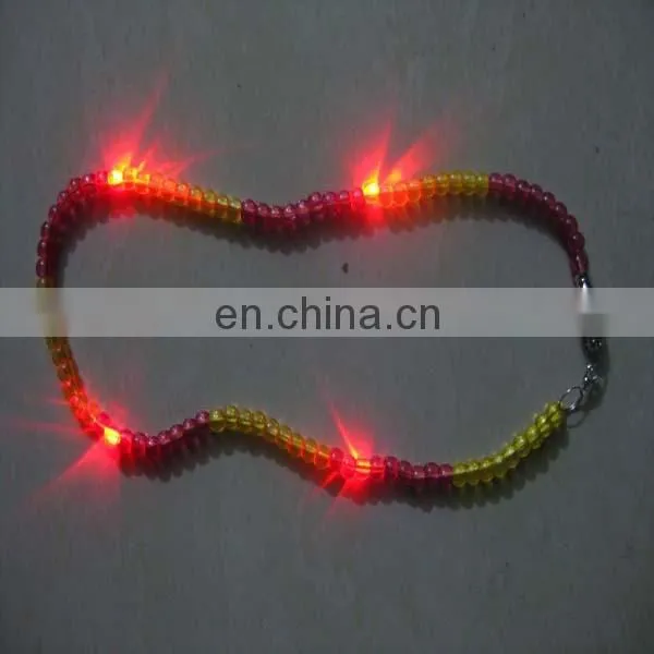Cheap plastic bead necklace glovion fashion necklace fluorescent necklace