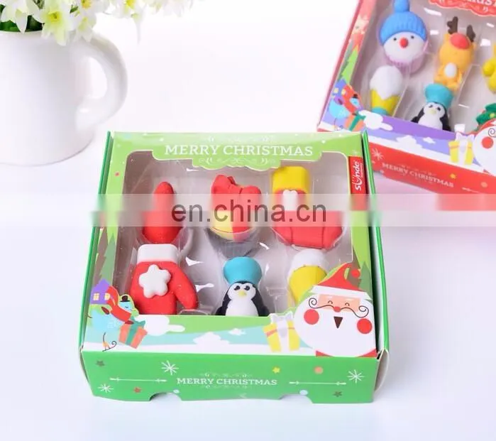 Christmas Eraser Random Pattern