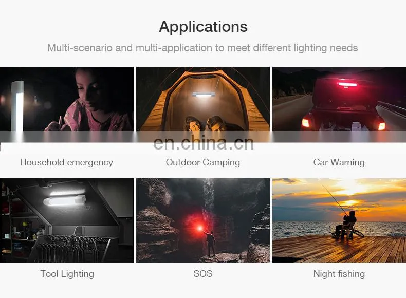 portable waterproof rechargeable emergency Light led work light rechargeable With magnetic
