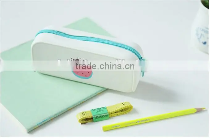 Stock!Silicone Pencil Bag School Office Silicone Pen Cases / Wholesale Colorful Pencil Bag
