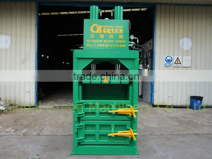 High Efficiency Hydraulic Vertical Plastic Baling Machine