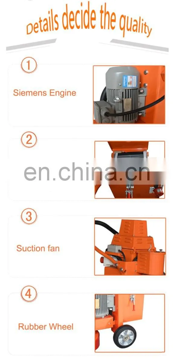Import floor grinders 8 polishers epoxy concrete grinders from China