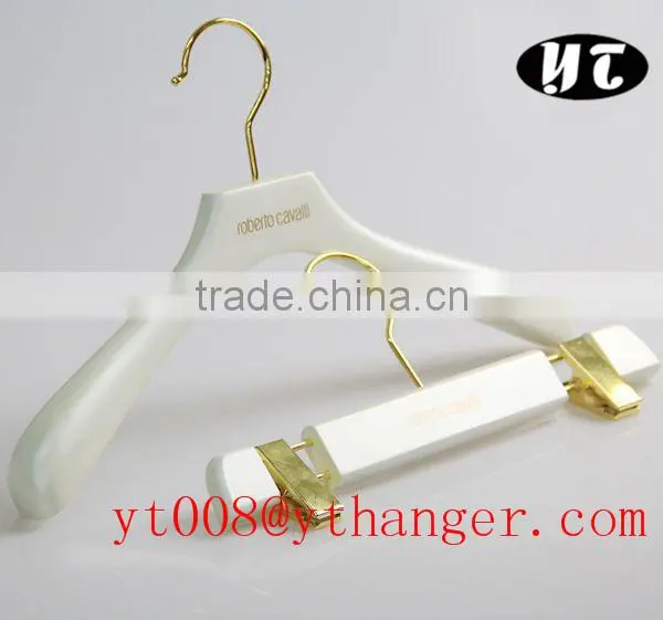 elegant milk white color for underwears clip hanger