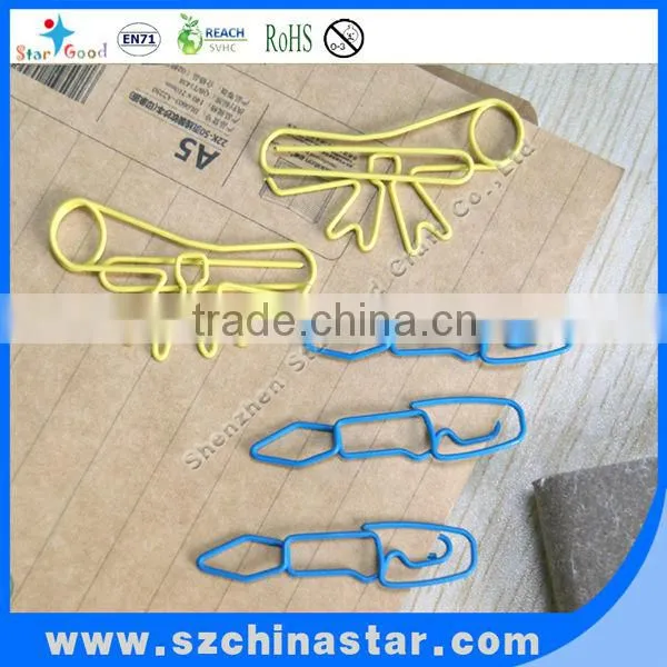 office & school supplies many fancy shaped paper clips , LOGO paper clips