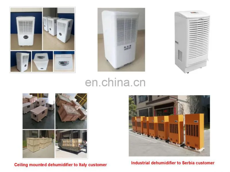 Easy Moving Portable Basement 90L/Day Warehouse Garage Dehumidifier Hotel Air Dryer