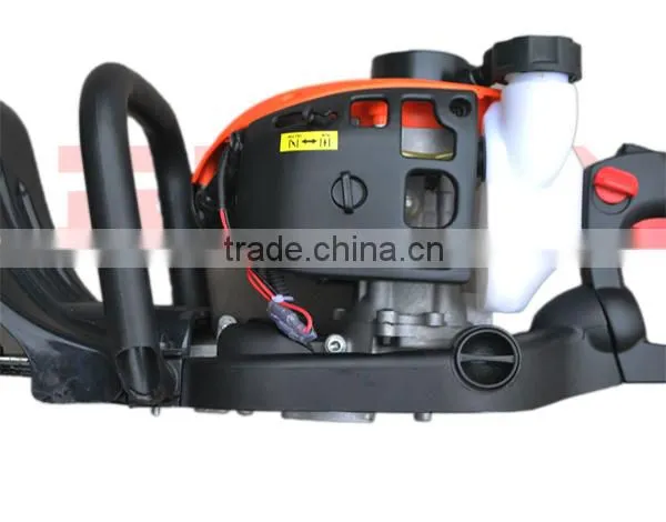 hot sell dual blade 26cc with anti-vibration CE gasoline hedge trimmer