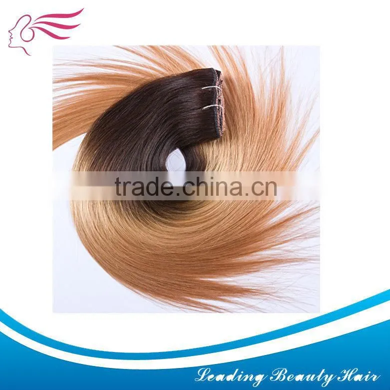 Hot sale feather hair extension clip in hair in color with different length