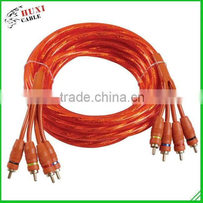 3 Pin Male To Male Jack Aux With Volume Control 3.5mm Audio Cable