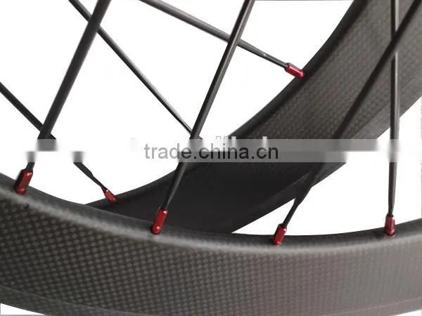 2014 new product 20" Carbon wheelset road bike clincher