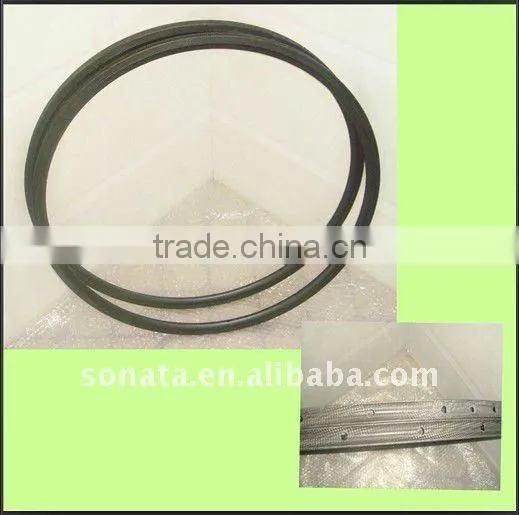 26'' 22mm carbon rim 20 24 hole with 3k UD finish