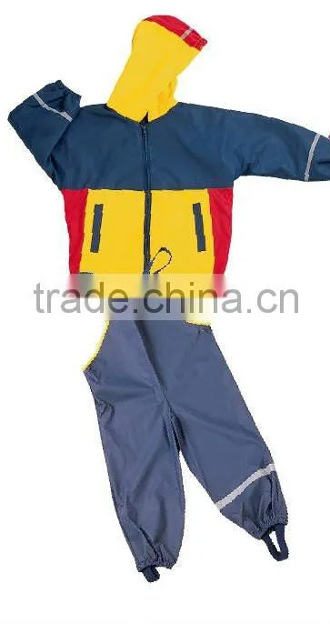 Waterproof Breathable Kids Rain Suit