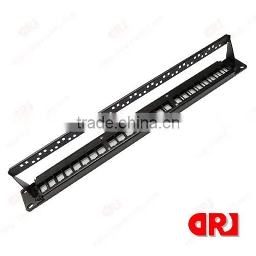 24 ports blank patch panel with dust cover