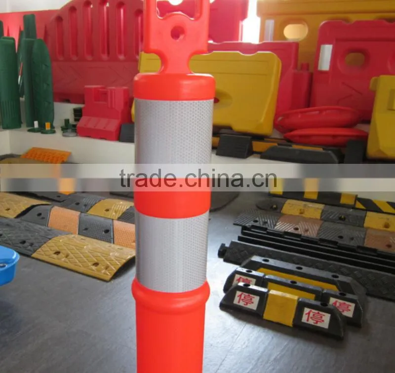 PE body,Rubber vehicle tool post warning post