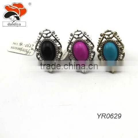 New Design Fashion Ruby Flower Ring