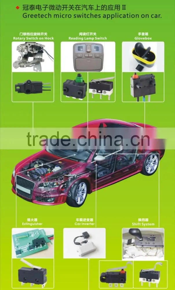 Long life and high reliability wiring terminal limit micro switch