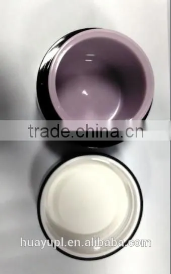 High-end thick wall PET cosmetic jars with screw cap