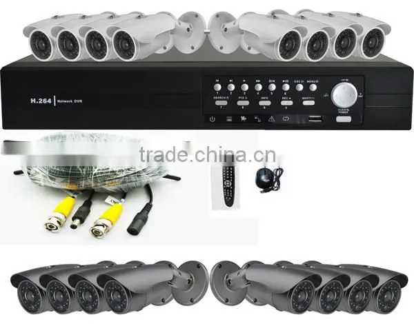 CCTV System 4 CH Full D1 H.264 DVR AHD CVI TVI DVR security cameras system