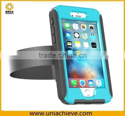 Waterproof Case for iPhone 6s/6s plus Sports waterproof armband phone case with Full body covered sky blue
