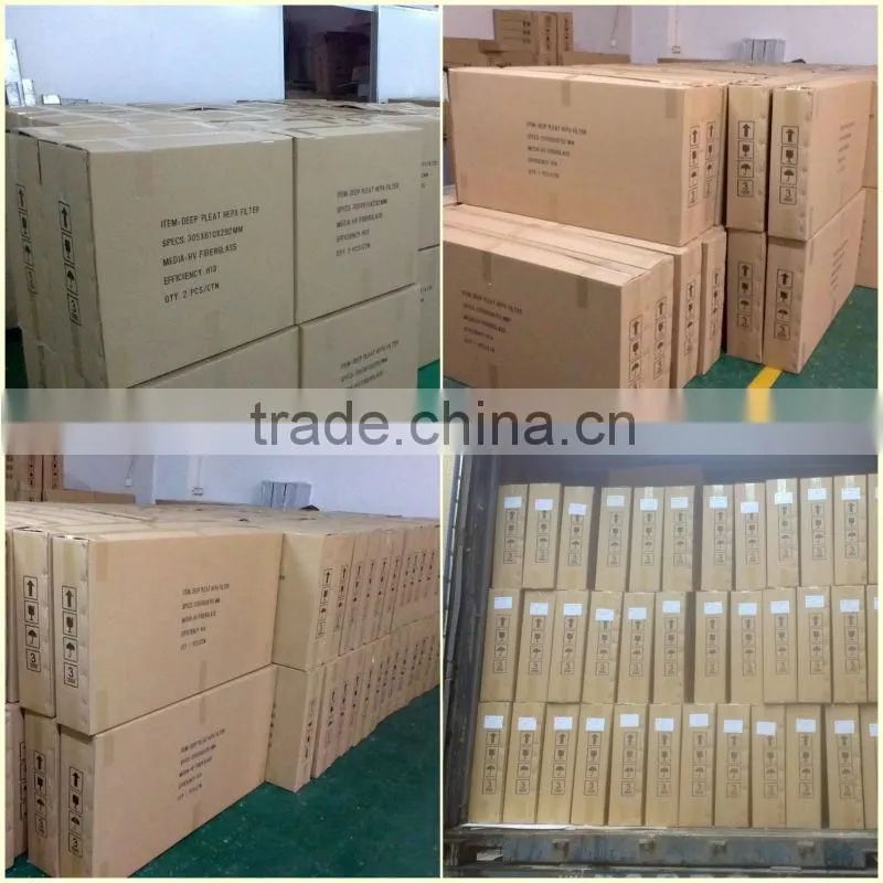 95% Extended Surface washable bag Filter for AC