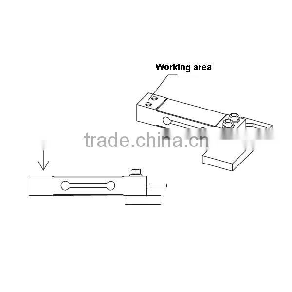 Aluminum 3kg tension micro load cell