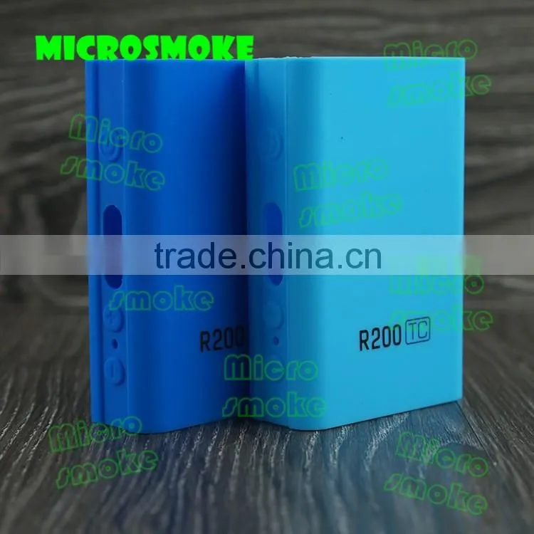 Newest silicone case for Smoke R200 TC Box Mod with Mini TFV4 Tank silicone skin/sleeve for Smoke R200W Kit