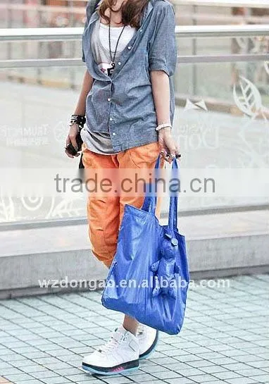 foldable rabbit shopping polyester bag