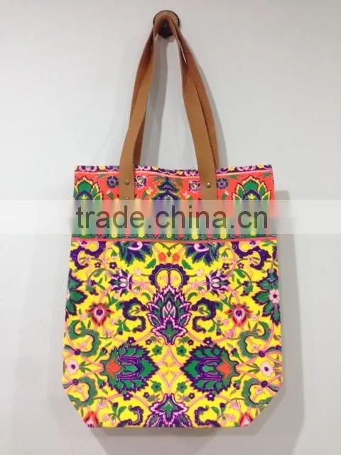 Best selling Print Neon Canvas Tote Bags