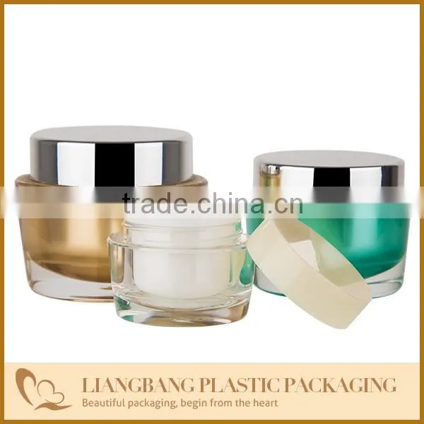 Cosmetic jar with three size and New acrylic cosmetic jar