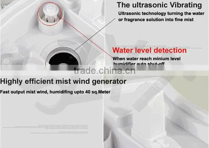 4L cool steam humidifier decorative humidifier