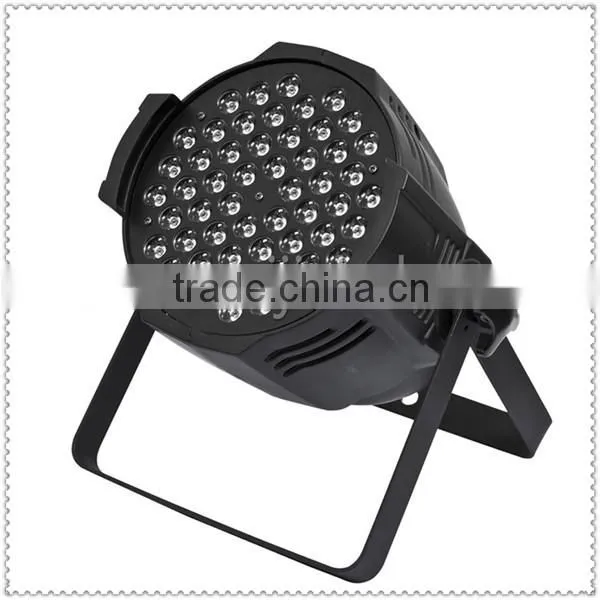 Five colors die-casting 54 3w RGBWA led par light par 64 led