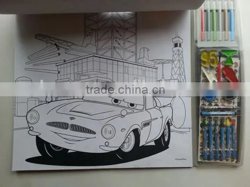 Mega Block Drawing Book Disney Stationery set