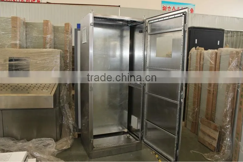 distribution box type outdoor stainless steel cabinet with hinge low price OEM CE certificate