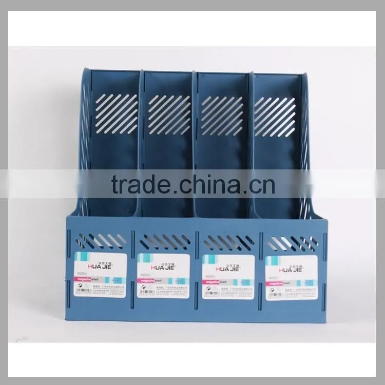 Foldable document shelf cubbyhole magazines rack desk organizer file holder