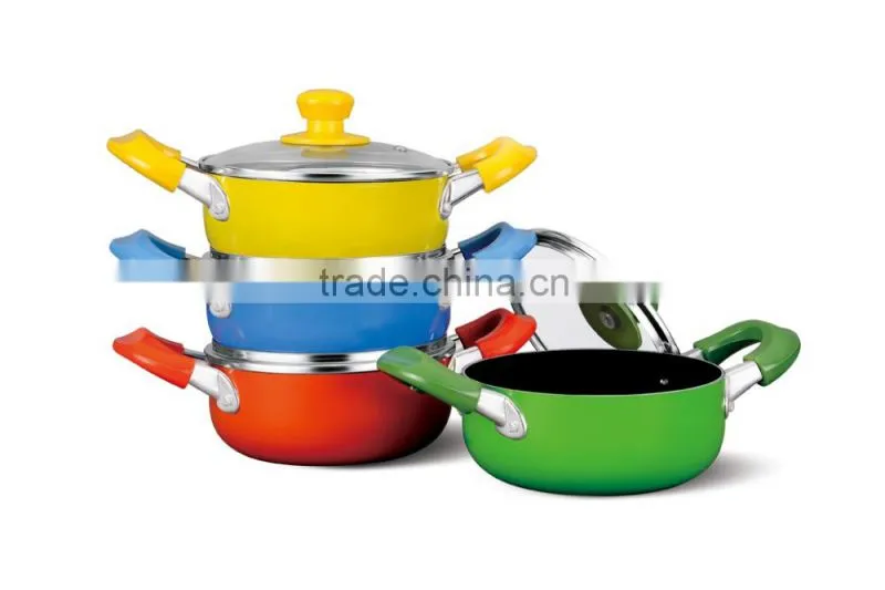 Colorful Non-stick cheap price Stock pot Sauce pot Casserole for promotion