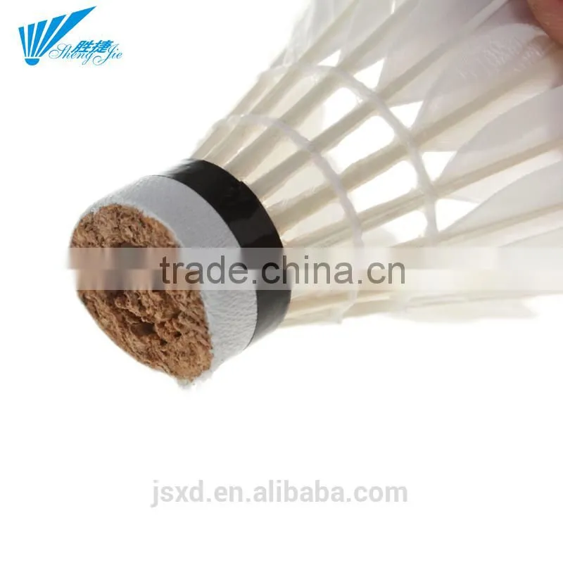 Special Cheap Badminton Shuttlecock Teal Feather Ball For Club Using