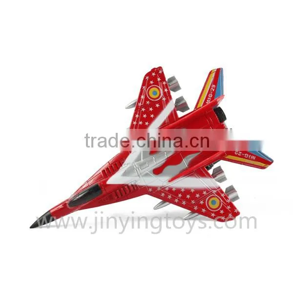 Free wheel die cast toy plane with light&music EN71