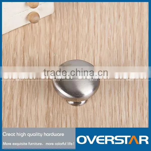 Modern Chrome Plated Round Zinc Alloy Cabinet Door Knobs