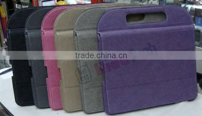 ultrathin leather bag case,for apple ipad 3 ipad3 case,handbag Leather Case High quality with stand leather cover case