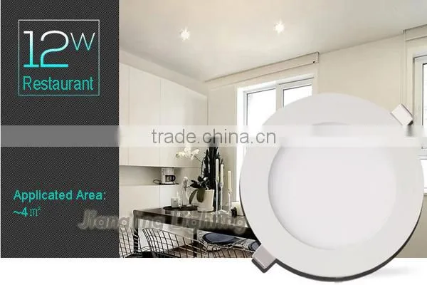 china factory epistar 3000-6500K smd2835 round led panel lighting