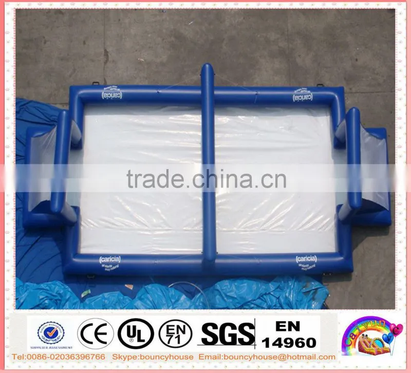 inflatable football and volleyball field 2 in 1 for sale