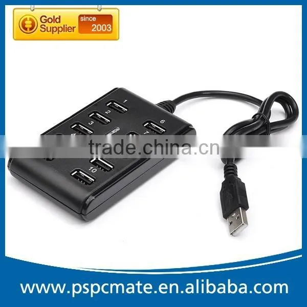 High speed Computer 10 port usb 2.0 hub