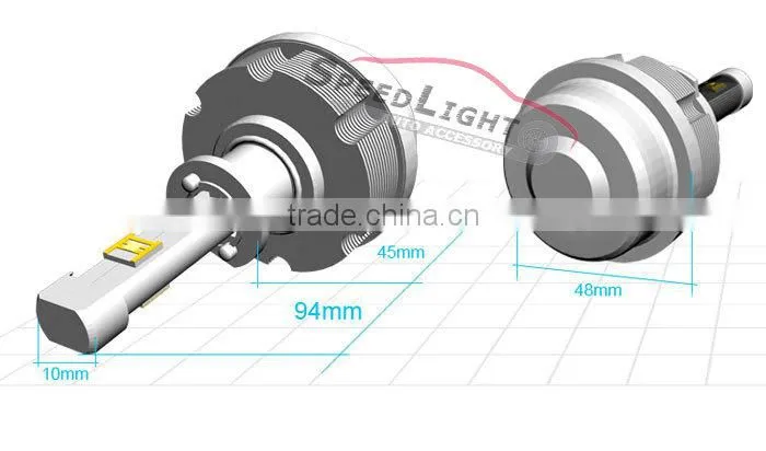 Promotion Best Selling and Factory Price 2S 30W 3600LM H1 H3 H4 H7 H11 H13 9005 9006 9004 9007 Auto LED Headlight